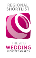 Shortlisted for the 2013 Wedding Industry Awards